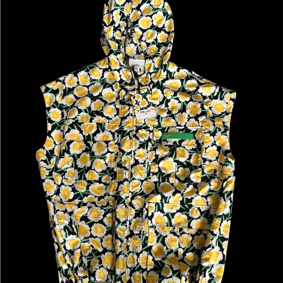 DVF For Target Women’s Poppy Hooded Nylon Packable Medium Vest BNWT - Picture 5 of 15